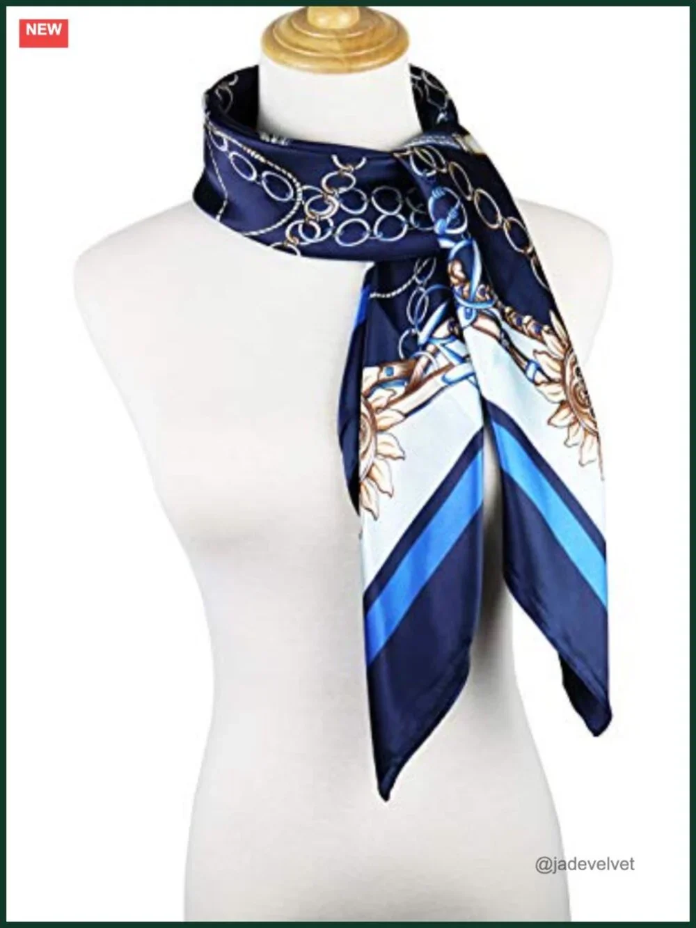 Satin Head Scarf Silk Feel Hair Wrap 35x35 Square Bandana